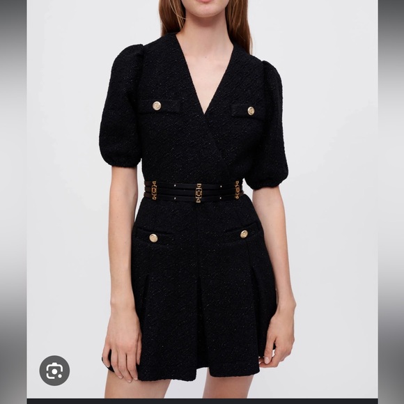 Maje Riolette Tweed Dress - Picture 3 of 9